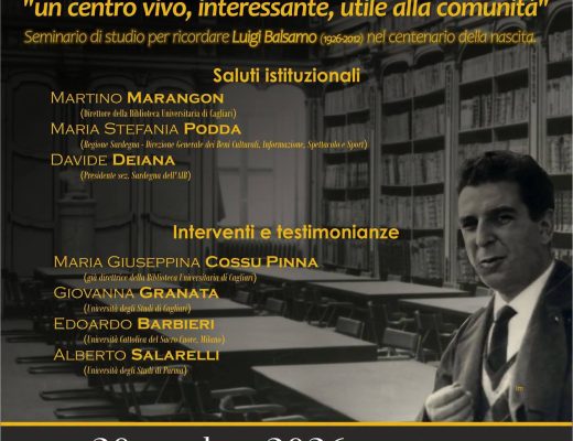 Ricordo di Luigi Balsamo nel centenario della nascita